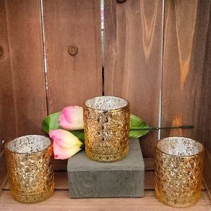 NWOT Mecury Glass Votive/Tealight Candle Holder